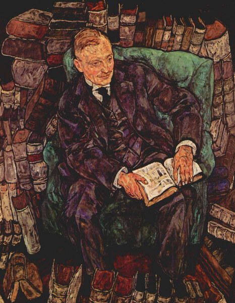 Portrait of Hugo Koller by Schiele